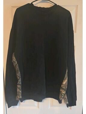 Read Cabellas 2xl tall Mens Sweatershirt Pullover Camo Hunting Long Sleeve